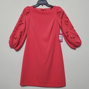 Vince Camuto Women's Dress Size 0 Fits XS Knee Lenght Ballon Sleeve Mini New 783